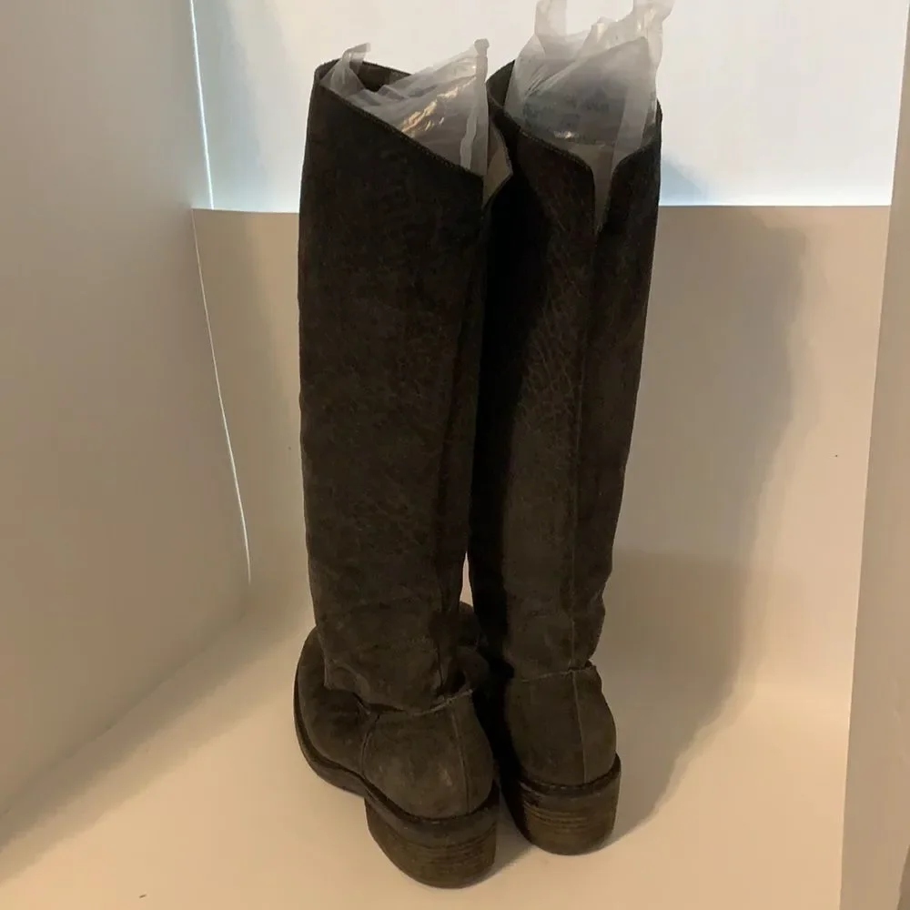 Vic Matie Suede‎ Boots Sz 37